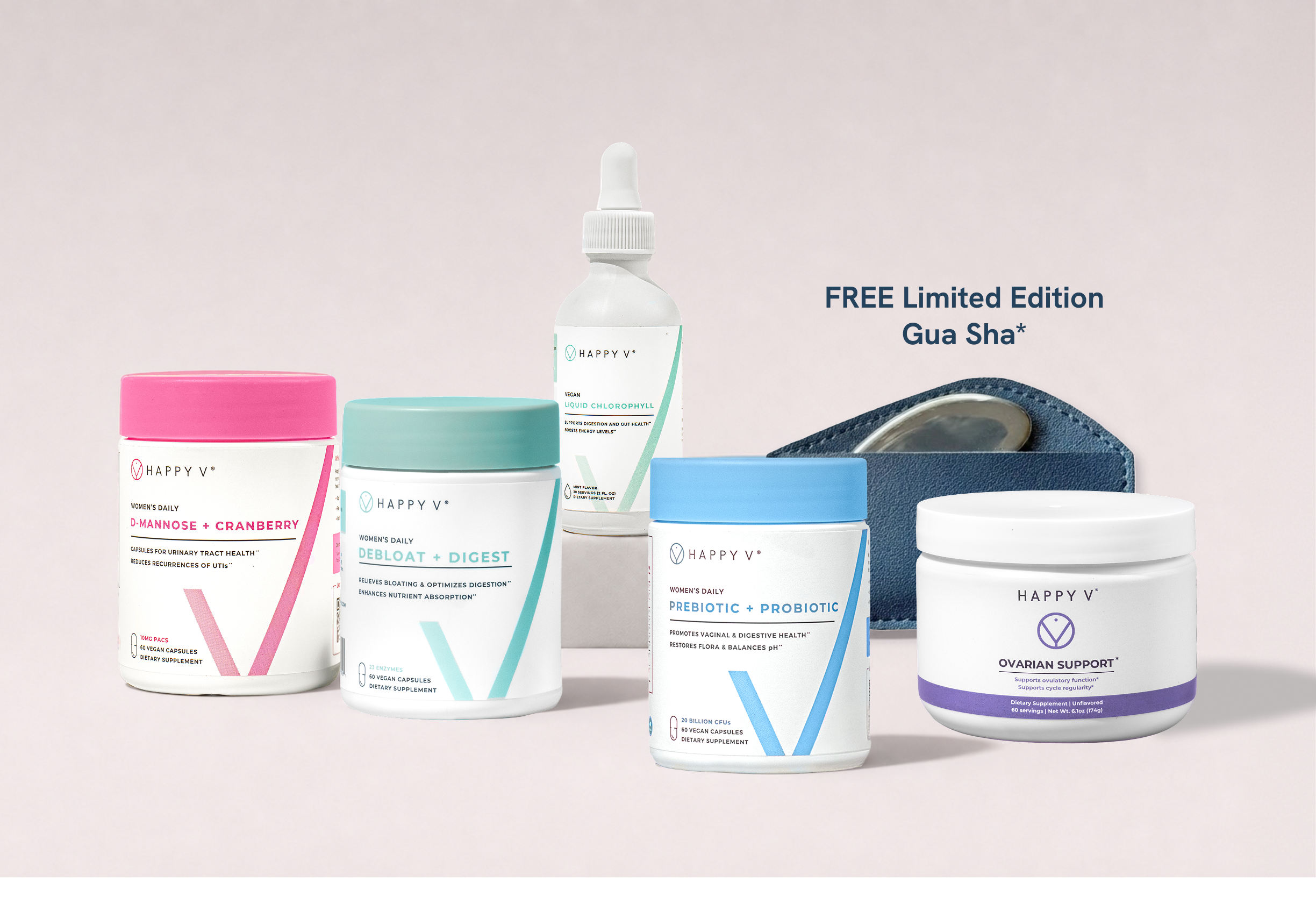 Happy V Total Care Kit supplement products