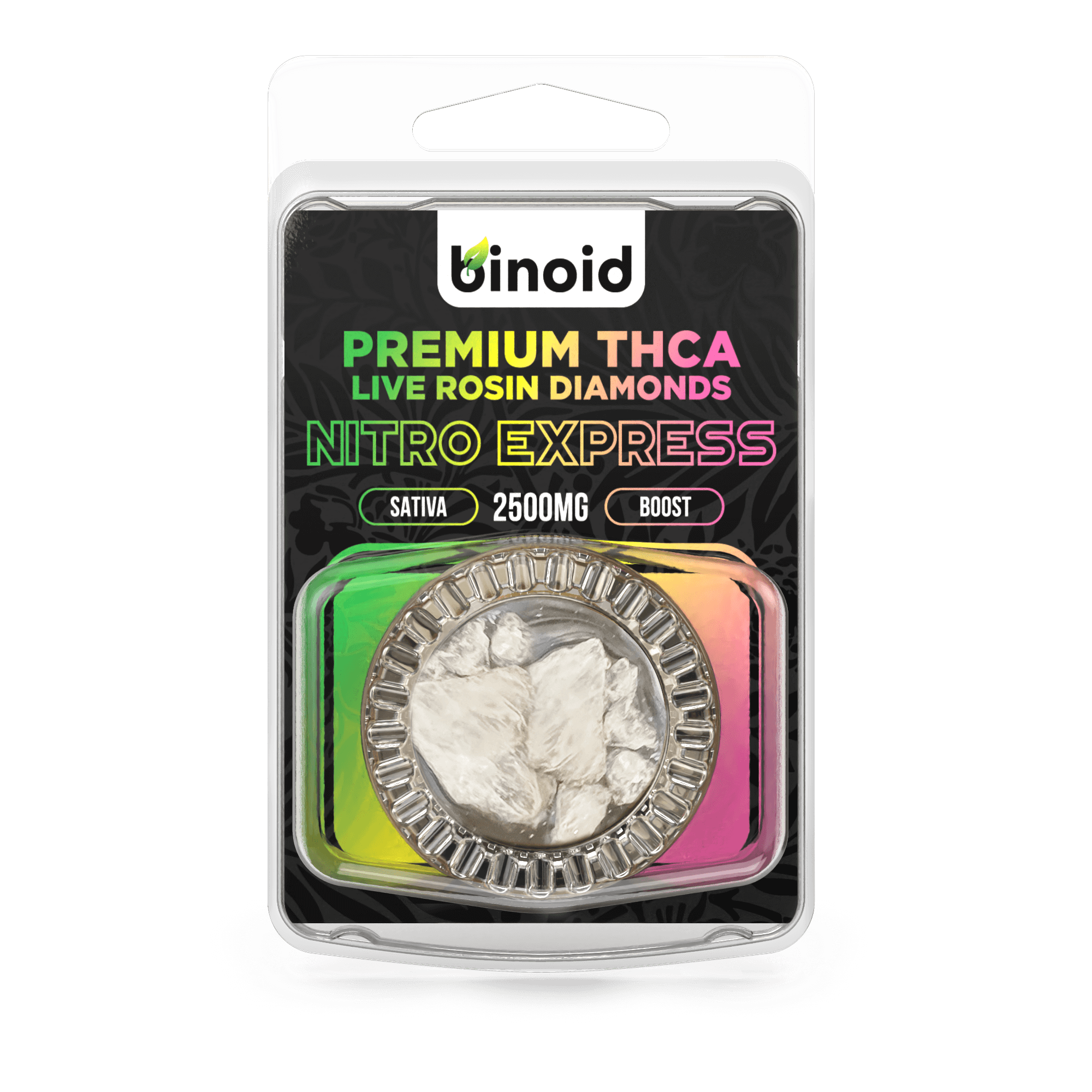 Binoid CBD THCA Diamonds 2500mg Live Rosin product
