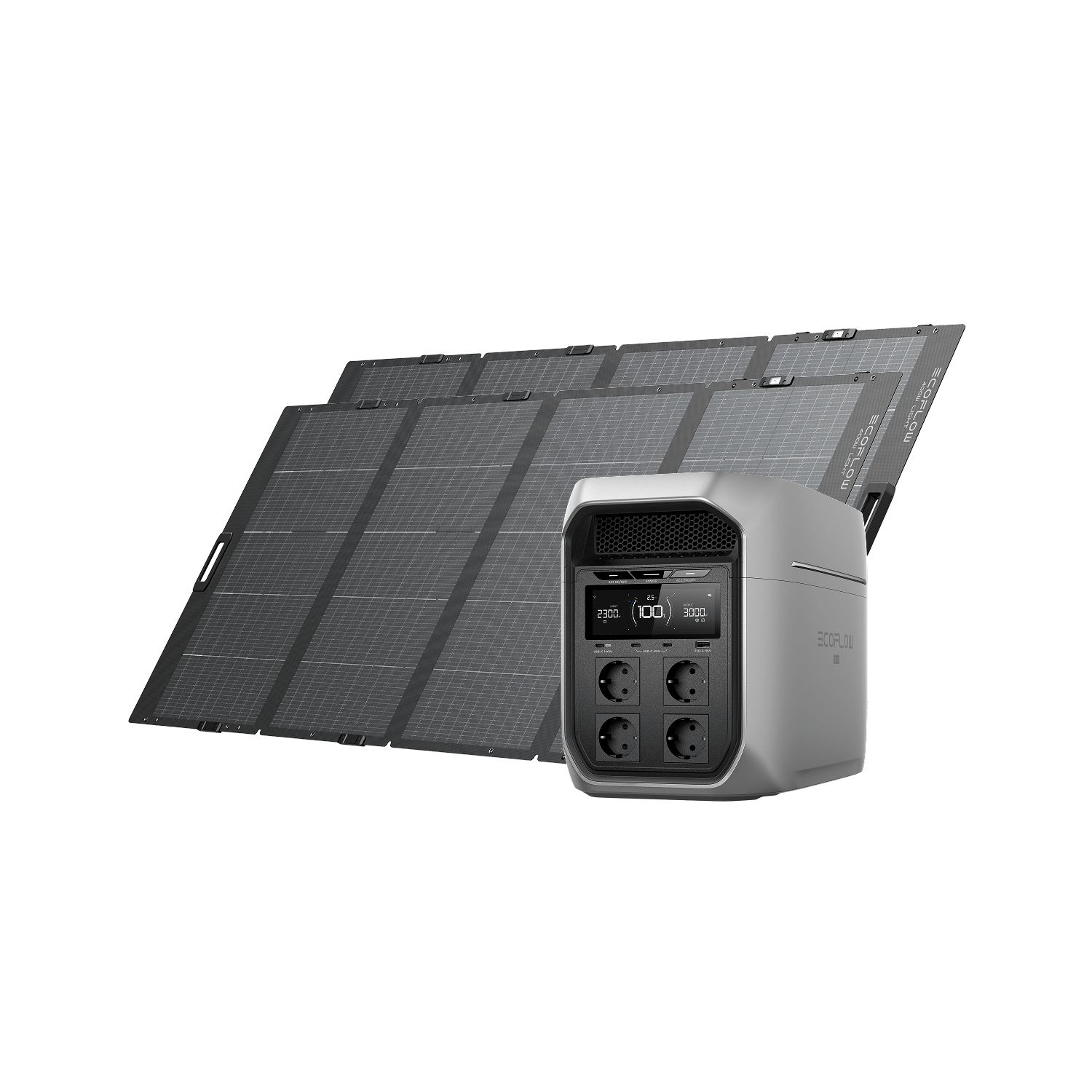 Générateur solaire EcoFlow DELTA 3 Max avec panneau de 400 W