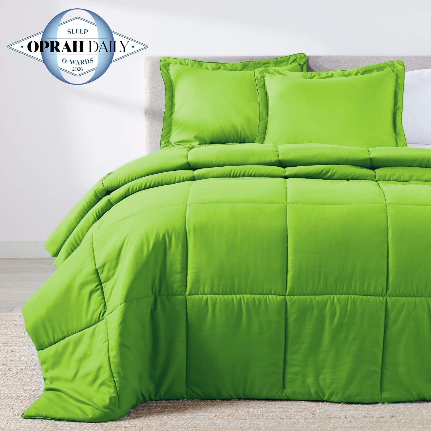 Tropical Lime oversized comforter set