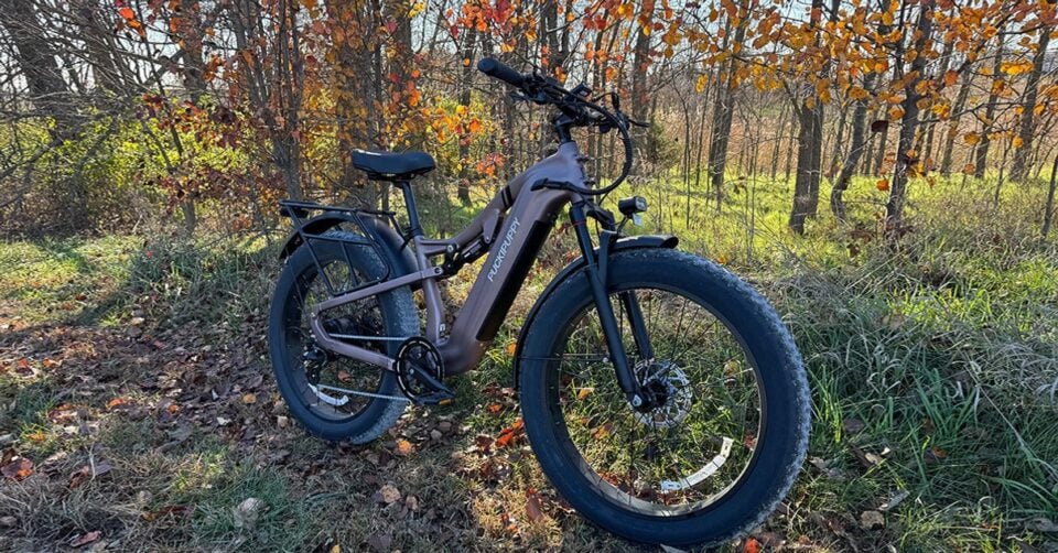 Puckipuppy electric bike outdoors