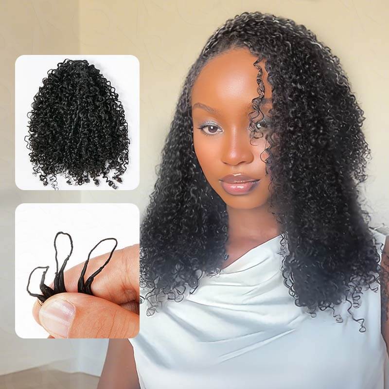 QVR Burmese Kinky Curly crochet hair