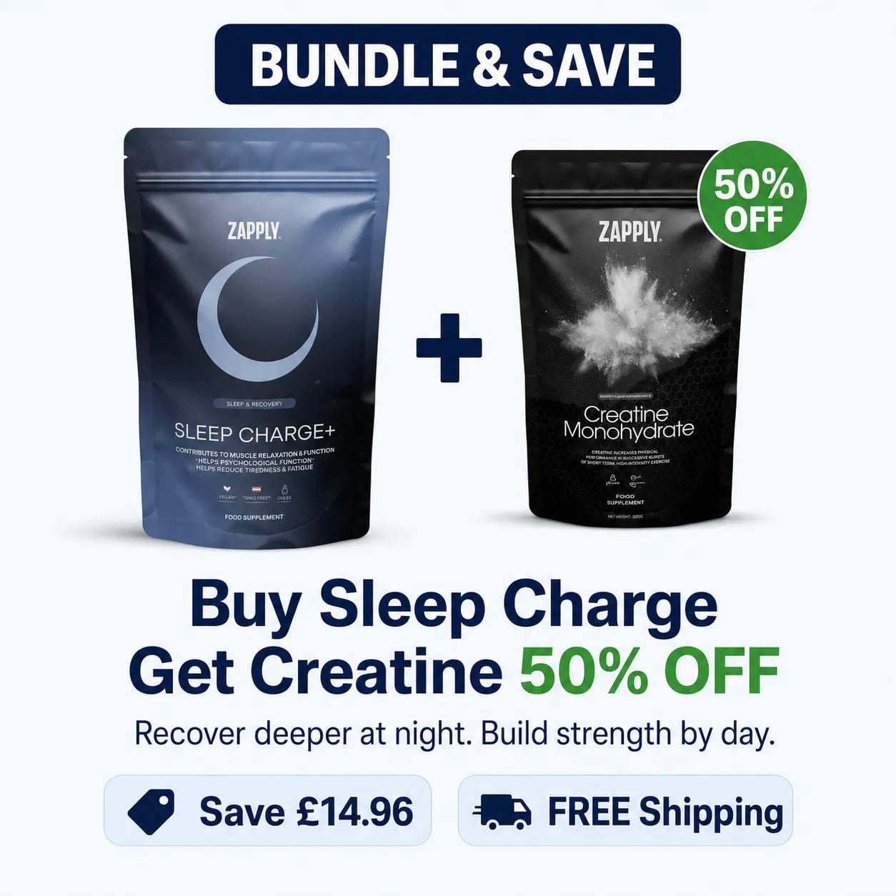 Zapply Sleep Charge supplement product