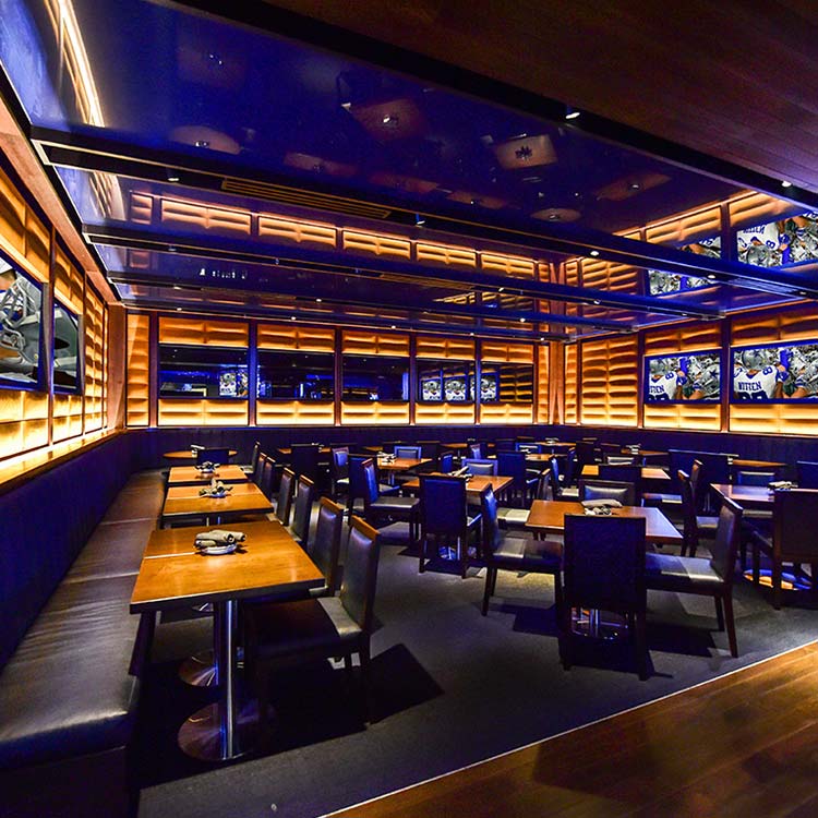 Dining room inside AT&T Stadium