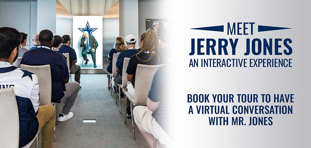Meet Jerry Jones exhibit at AT&T Stadium