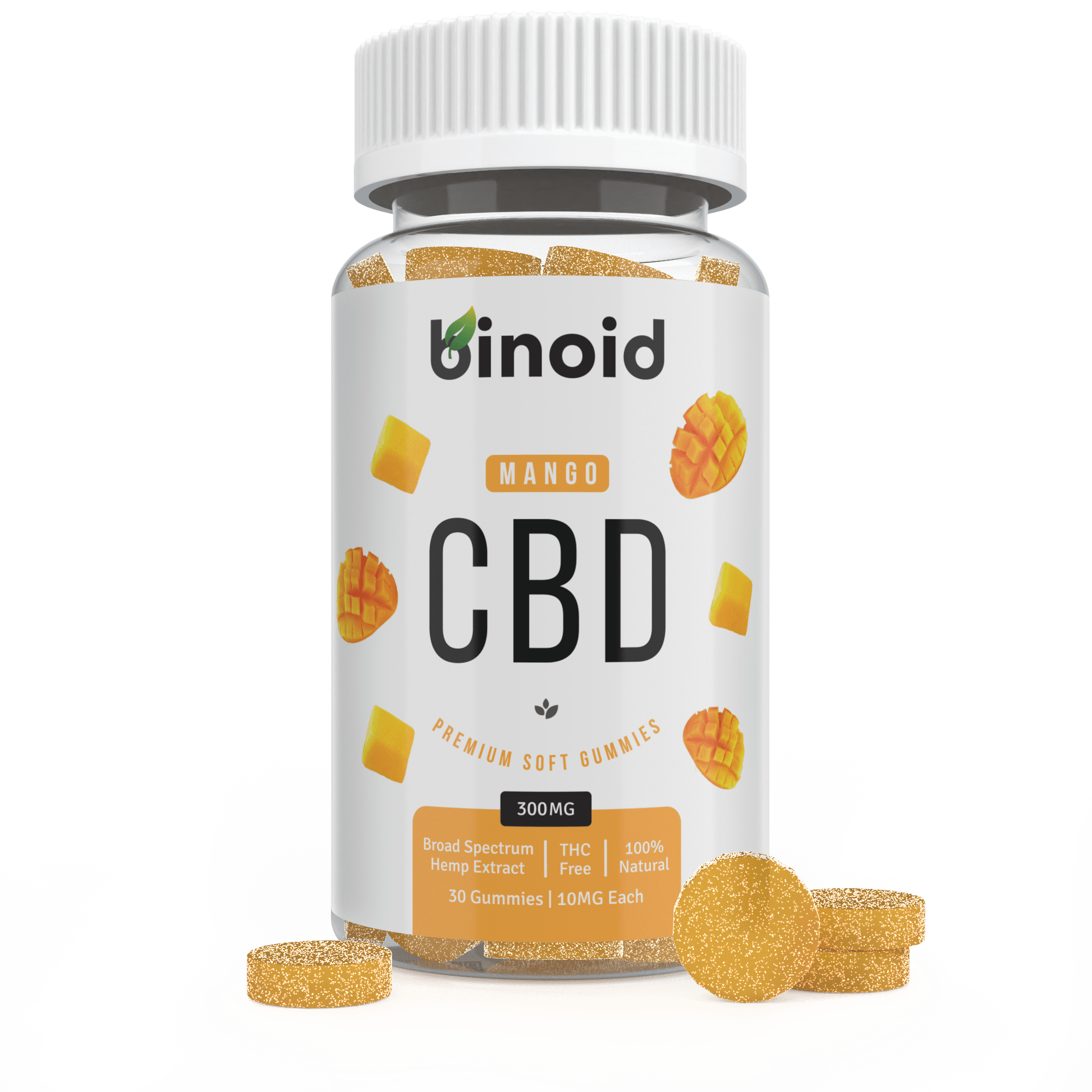 Binoid CBD Mango gummies package