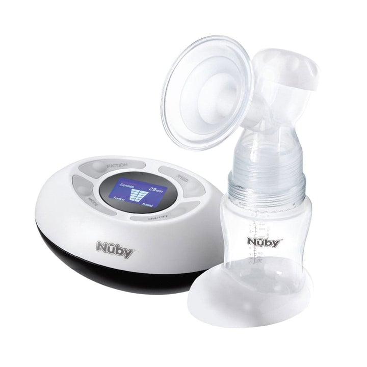 Digital electric breast pump with collection bottle
