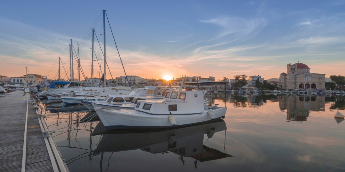 Coastal view of Aegina