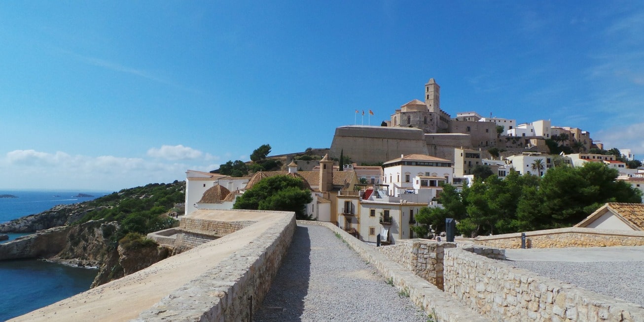 Coastal scenery on Ibiza