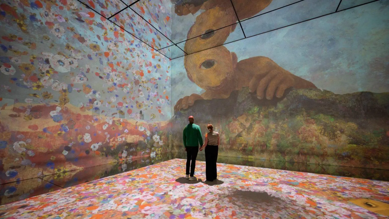Odilon Redon’s Cyclops artwork in the Beyond Reality gallery