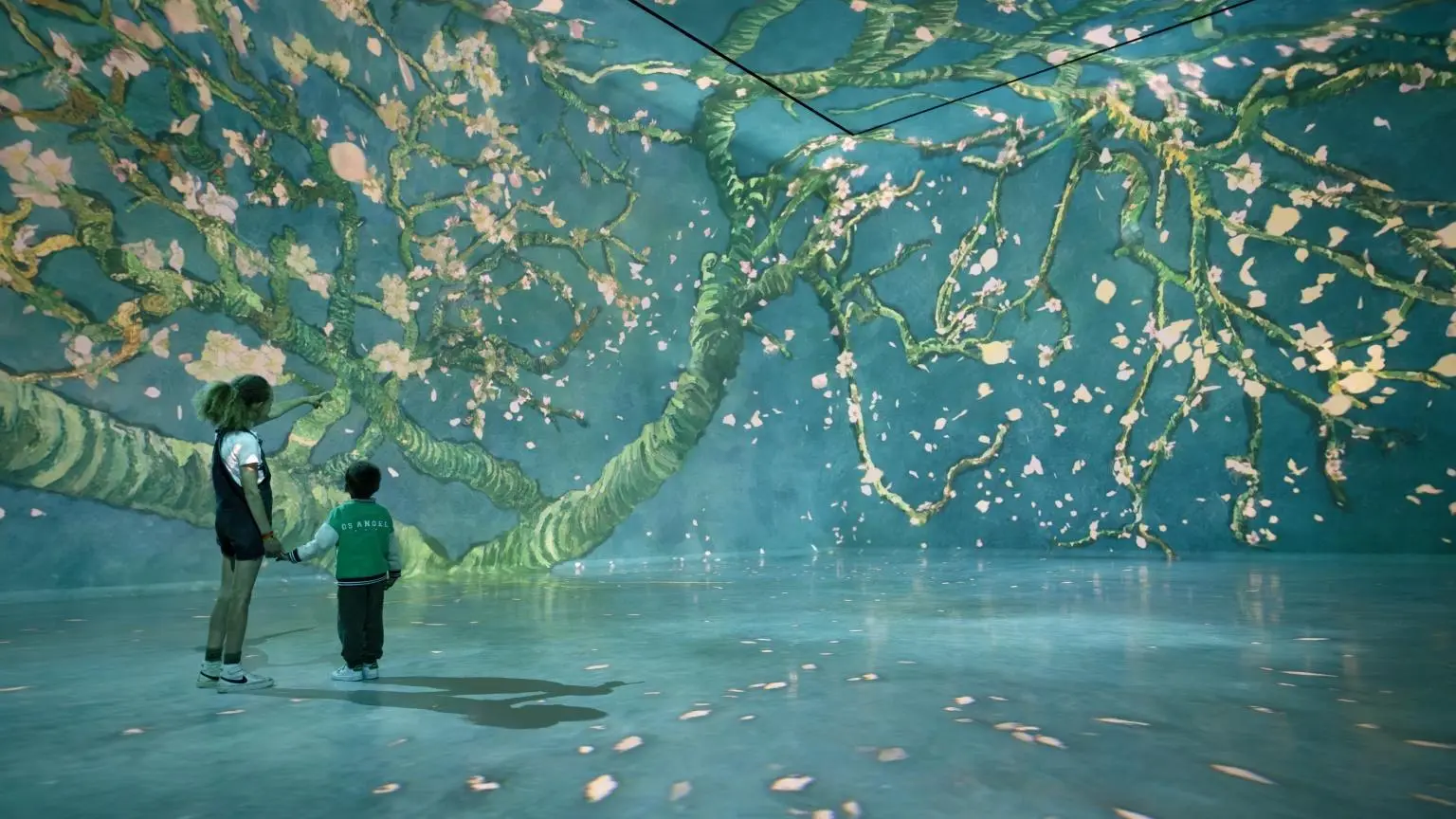 Van Gogh’s Almond Blossom presented as a large-scale immersive artwork