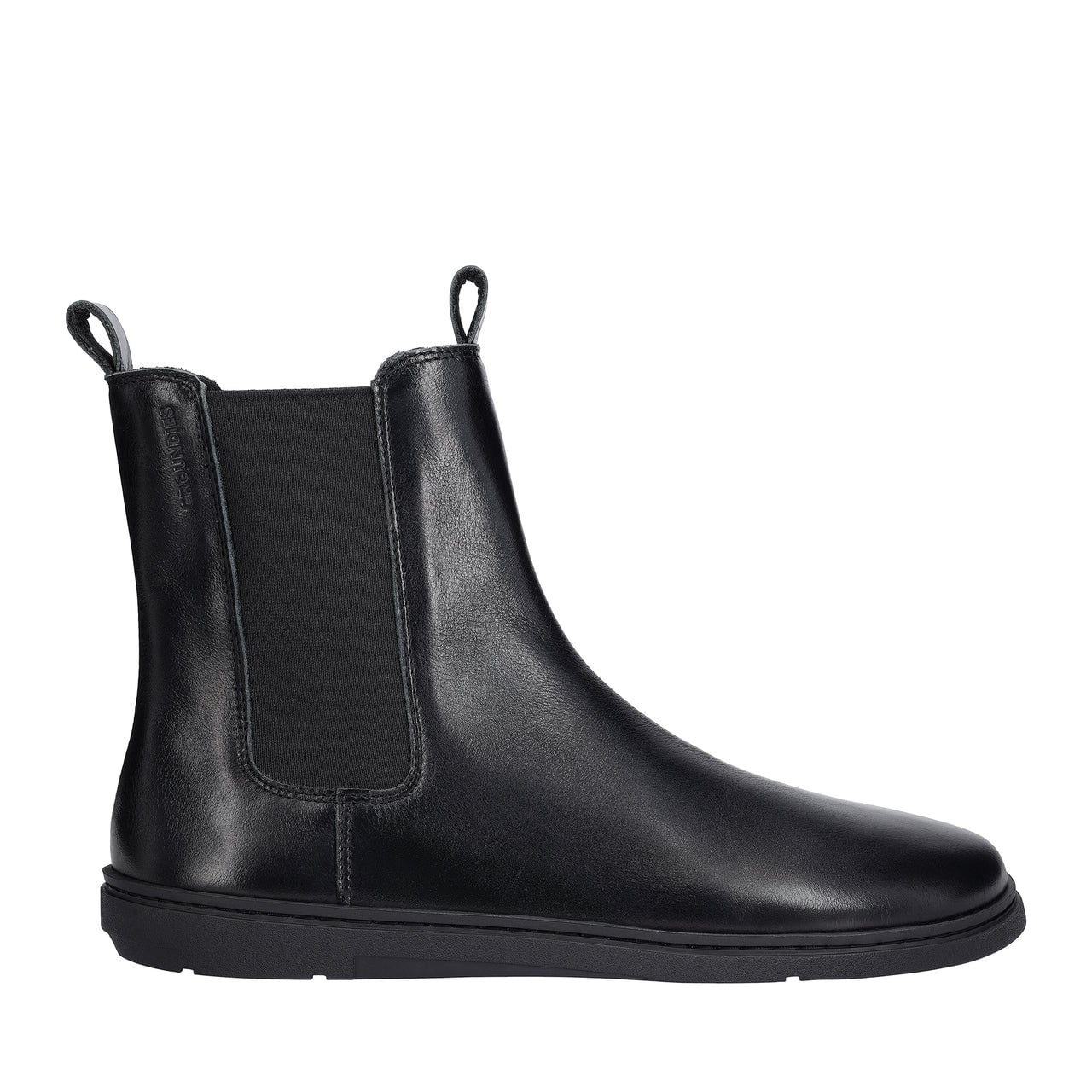 Groundies Base Women black boot side view