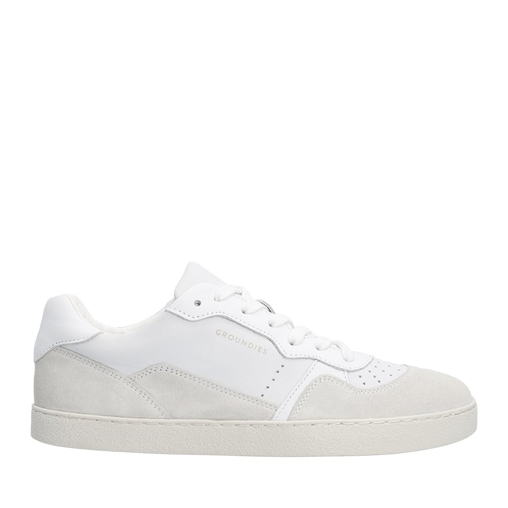 Groundies Nova GS1 Men in White as a single shoe product photo