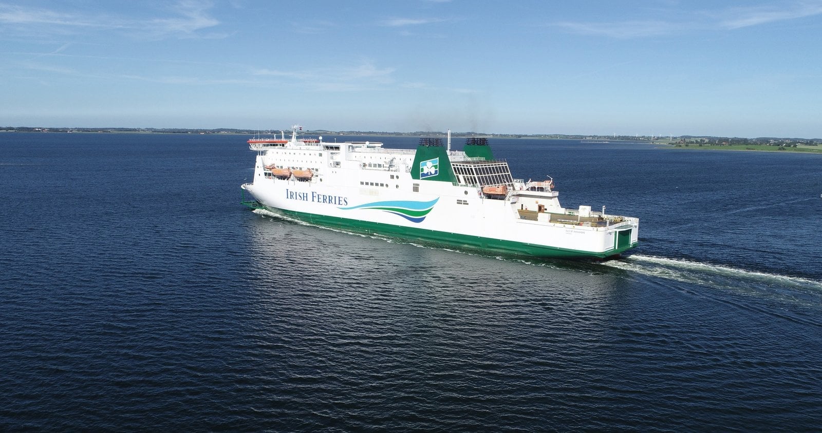 Isle of Inishmore ferry at sea