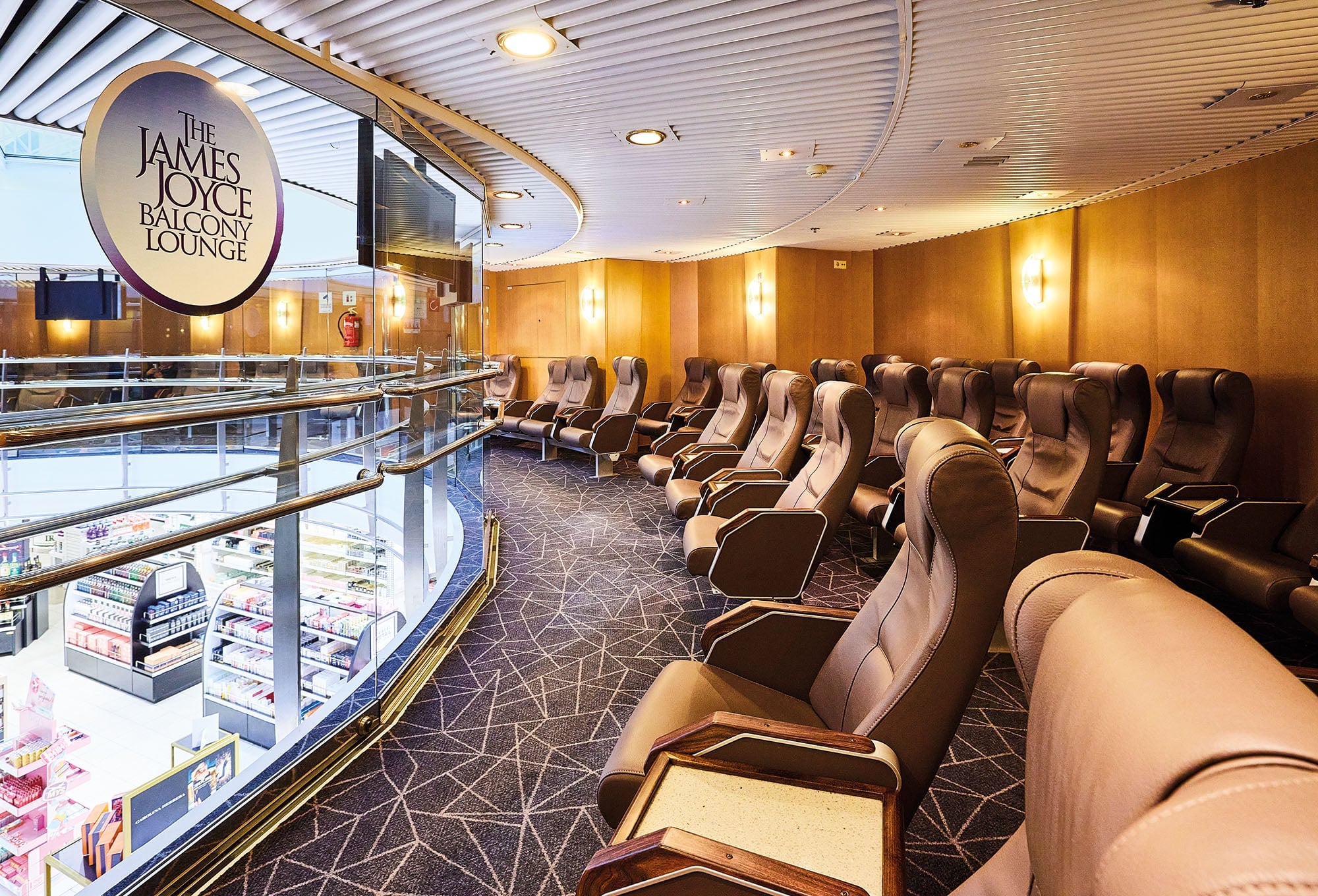 Balcony area aboard Ulysses