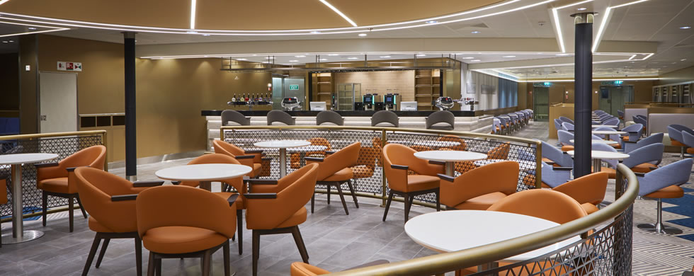 Maud Gonne Bar and Lounge aboard the W. B. Yeats