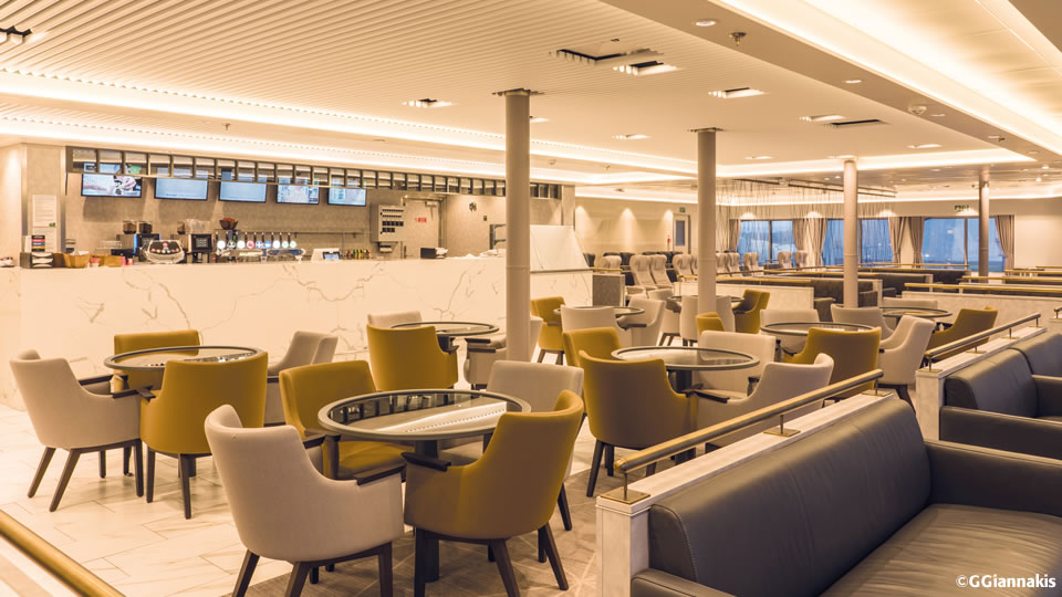 Innisfree Club Class lounge on W. B. Yeats