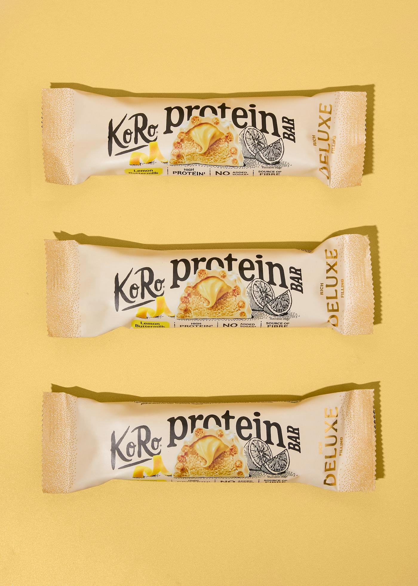 Protein Bar Deluxe Lemon Buttermilk Style Trio von Korodrogerie