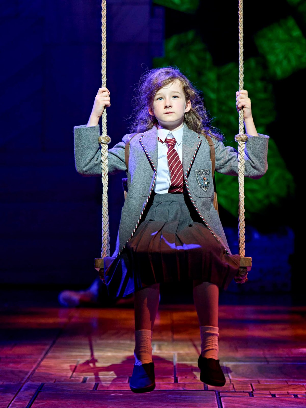 Lola Judd as Matilda in a London stage scene