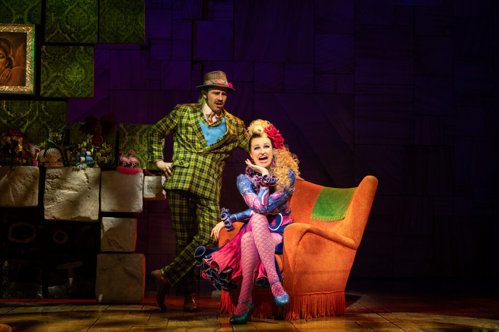 Matilda cast in a different onstage production scene