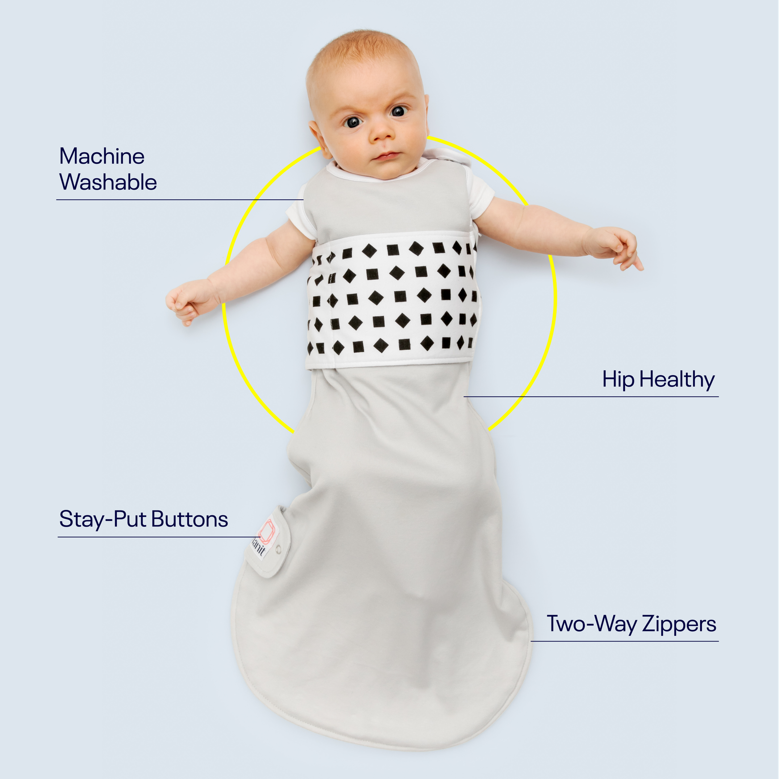 Nanit Breathing Wear Sleeping Bag in a product view