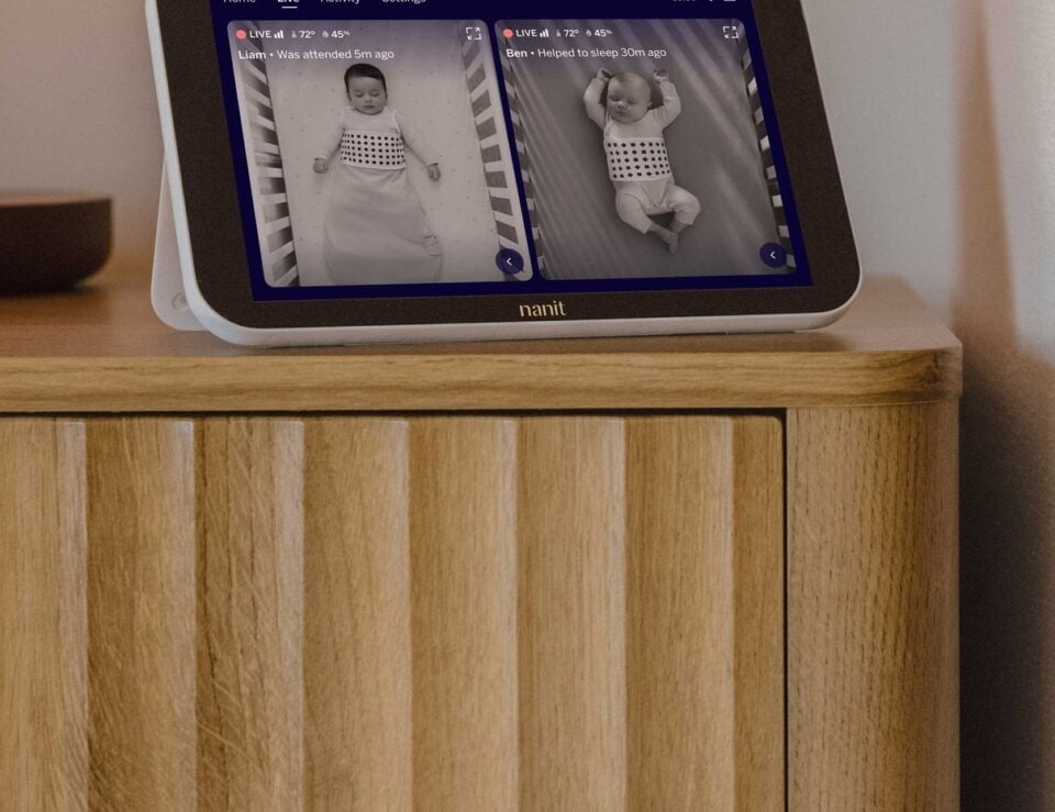 Nanit Smart Baby Monitor used in a nursery