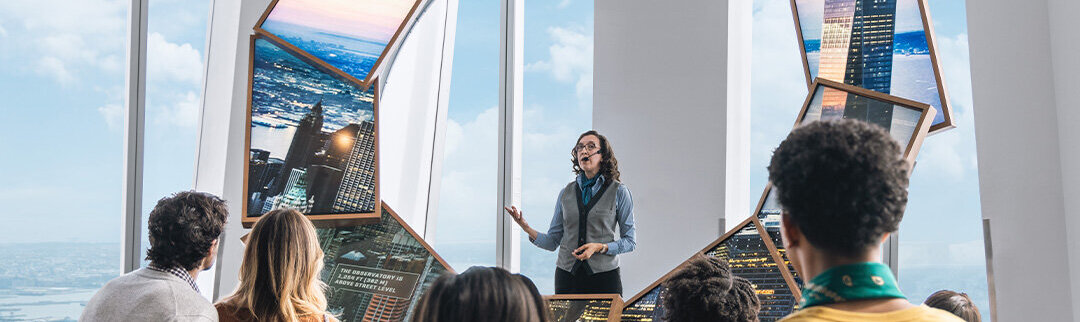 City Pulse interactive display at One World Observatory