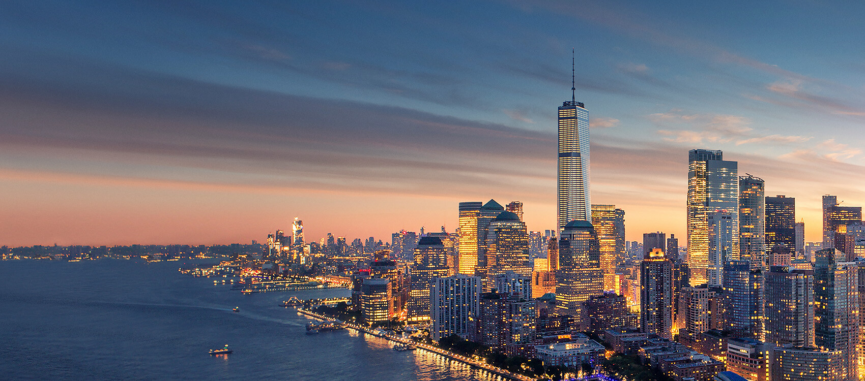 Late evening dining experience at One World Observatory