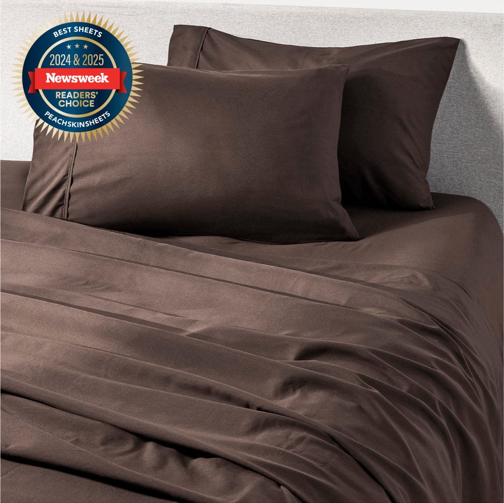 Chocolate sheet set from PeachSkinSheets