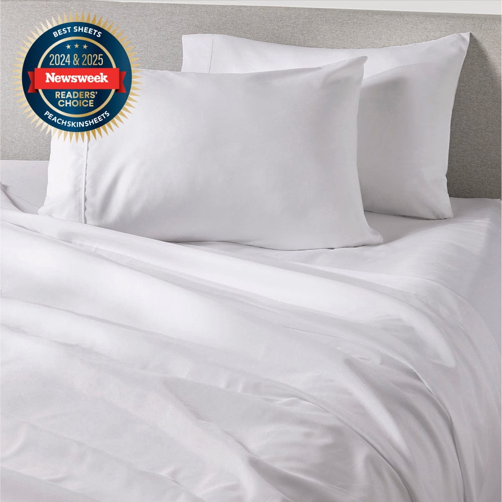 Classic White PeachSkinSheets sheet set