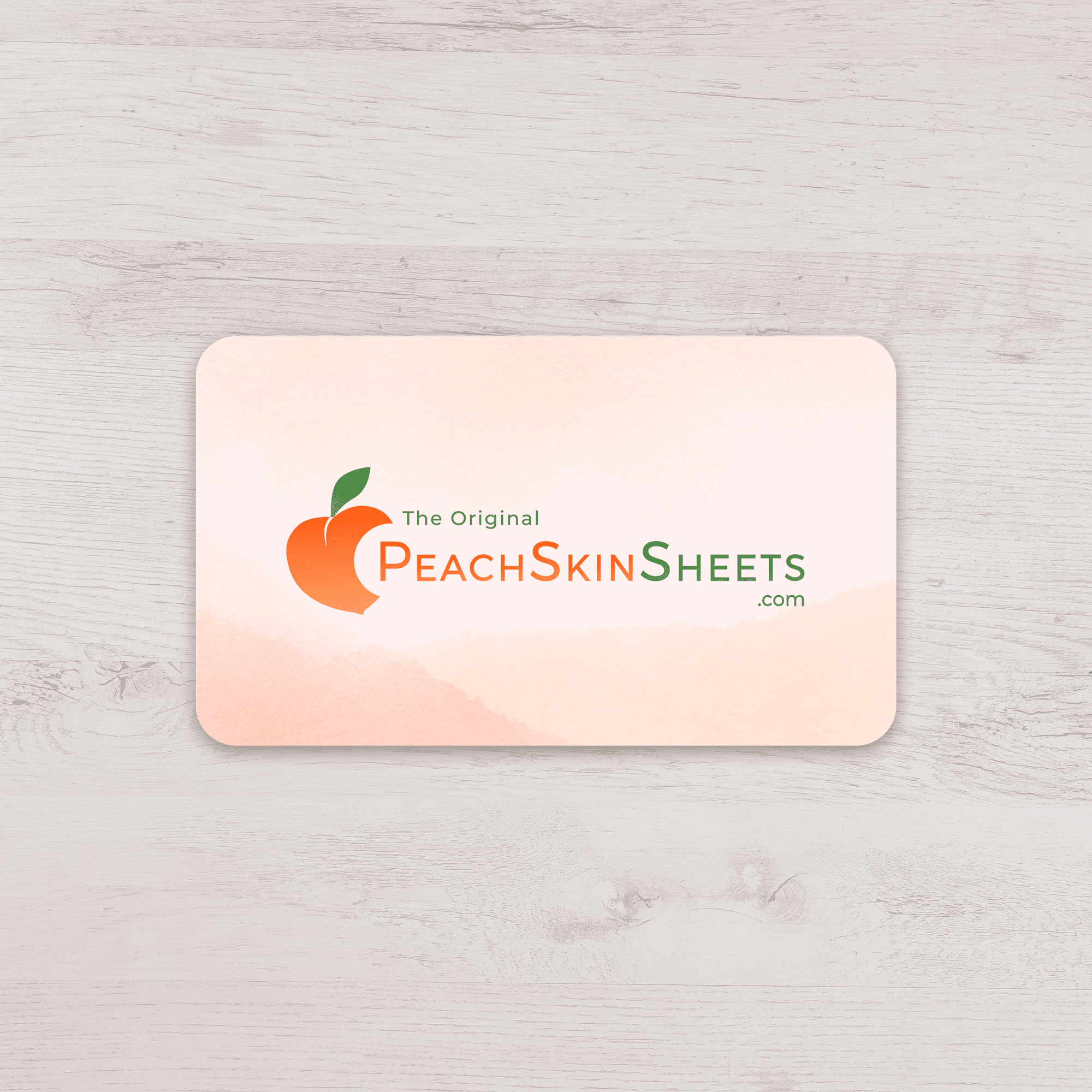 PeachSkinSheets digital gift card