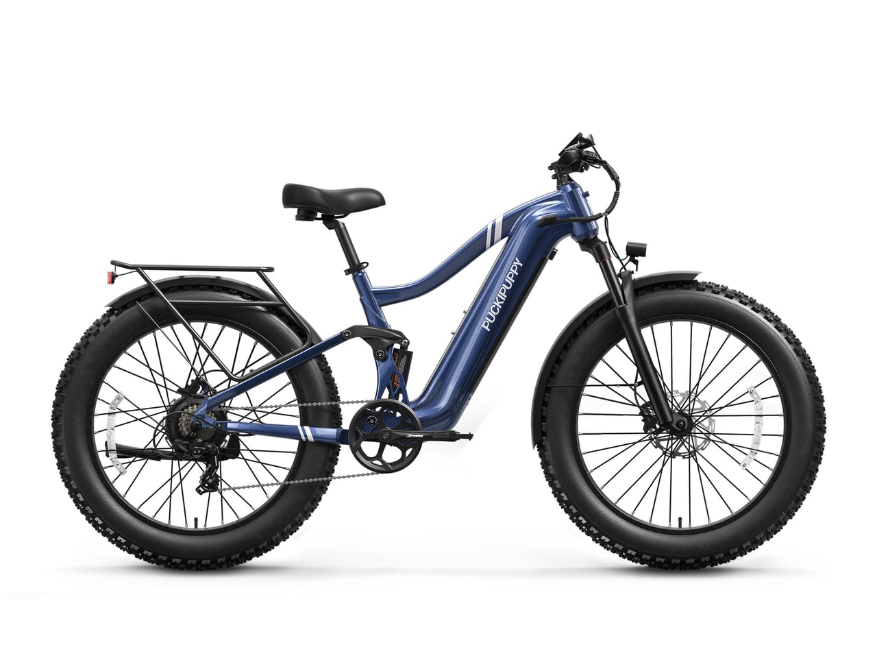 Blue Boxer fat-tire e-bike