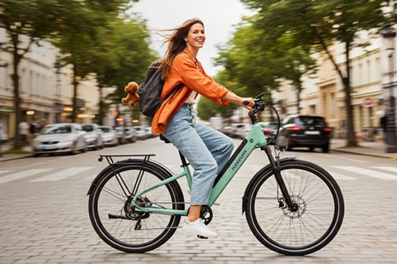 Puckipuppy commuter electric bike category scene