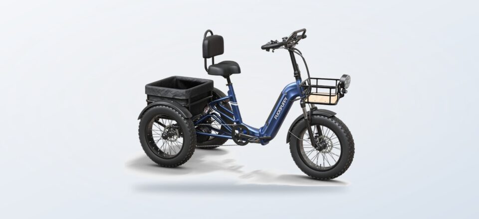 Blue Puckipuppy electric trike