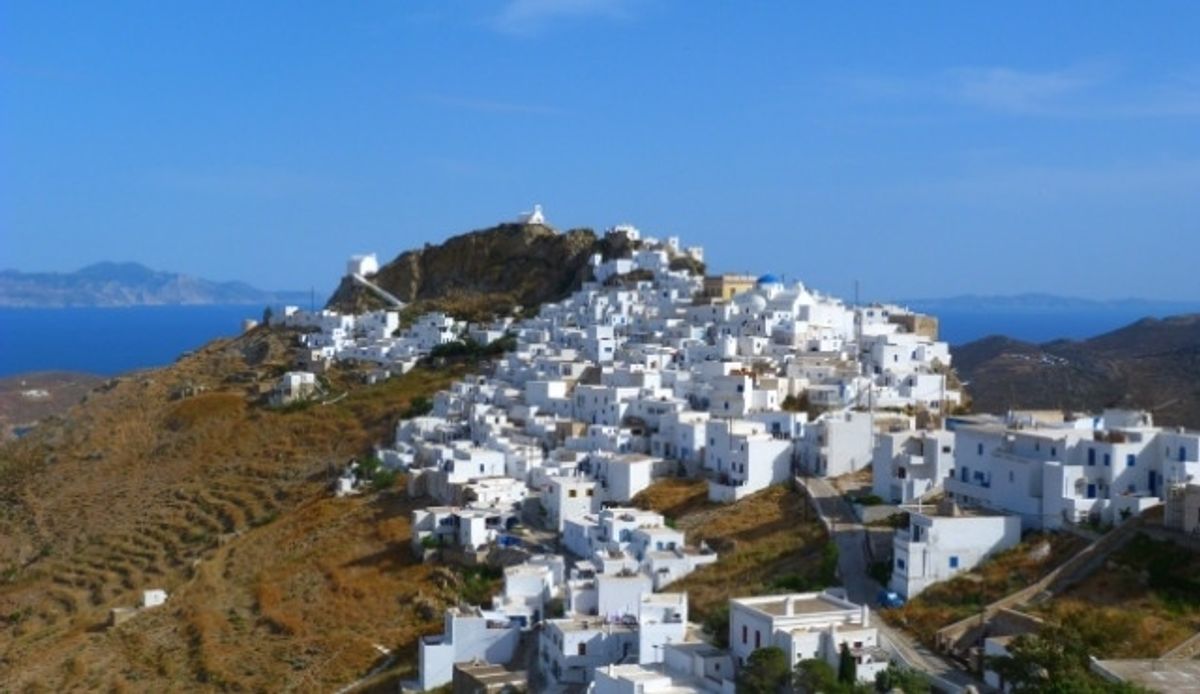 White houses on Serifos Chora