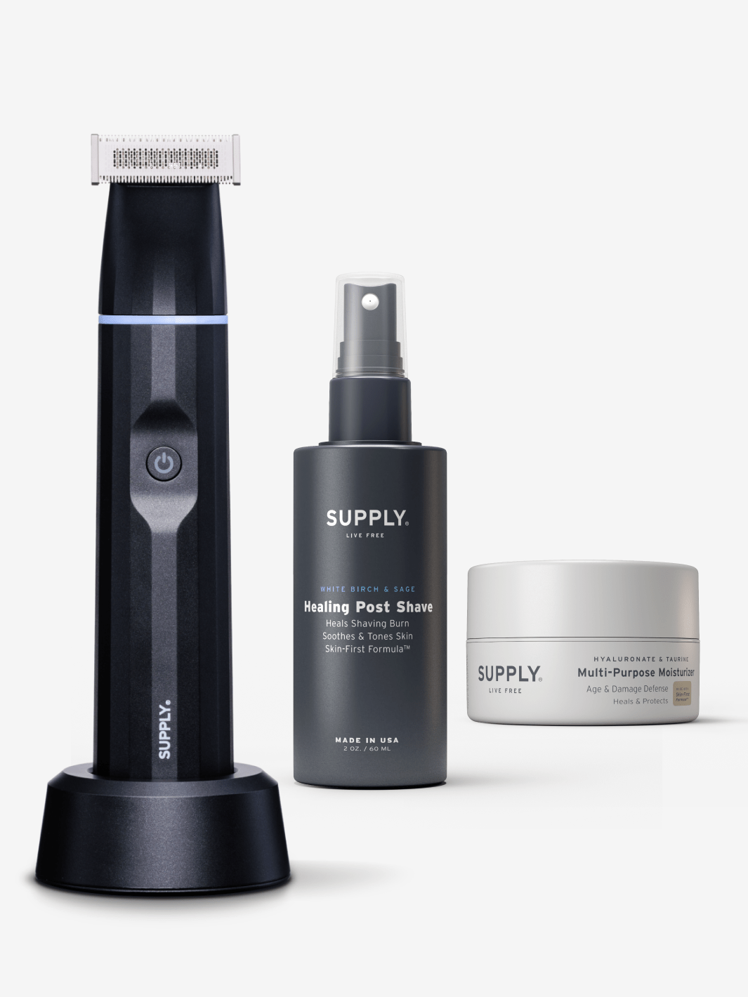 Supply Clean Shave Set with trimmer and skincare products
