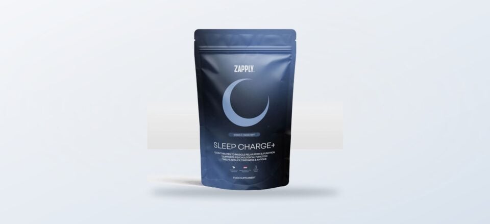 Zapply Sleep Charge pouch on a light background
