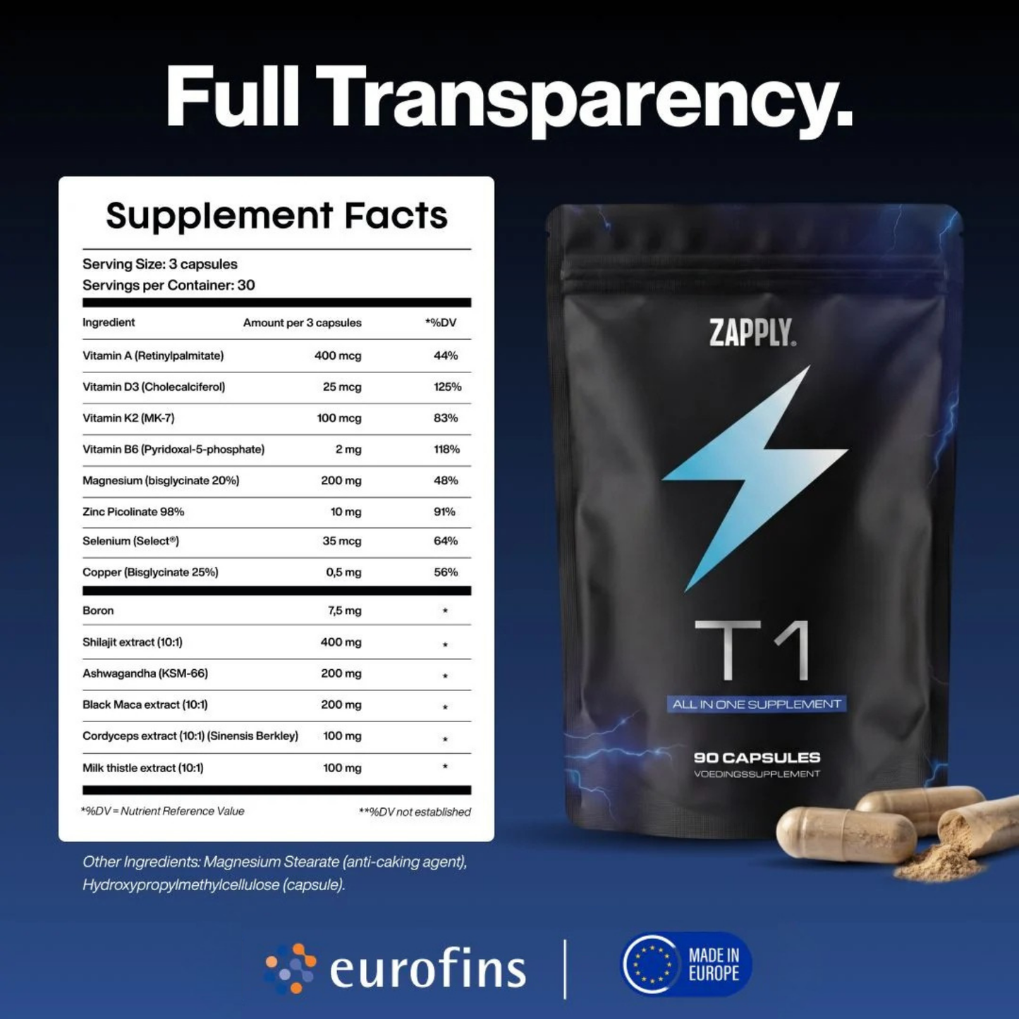 Zapply T1 product detail graphic